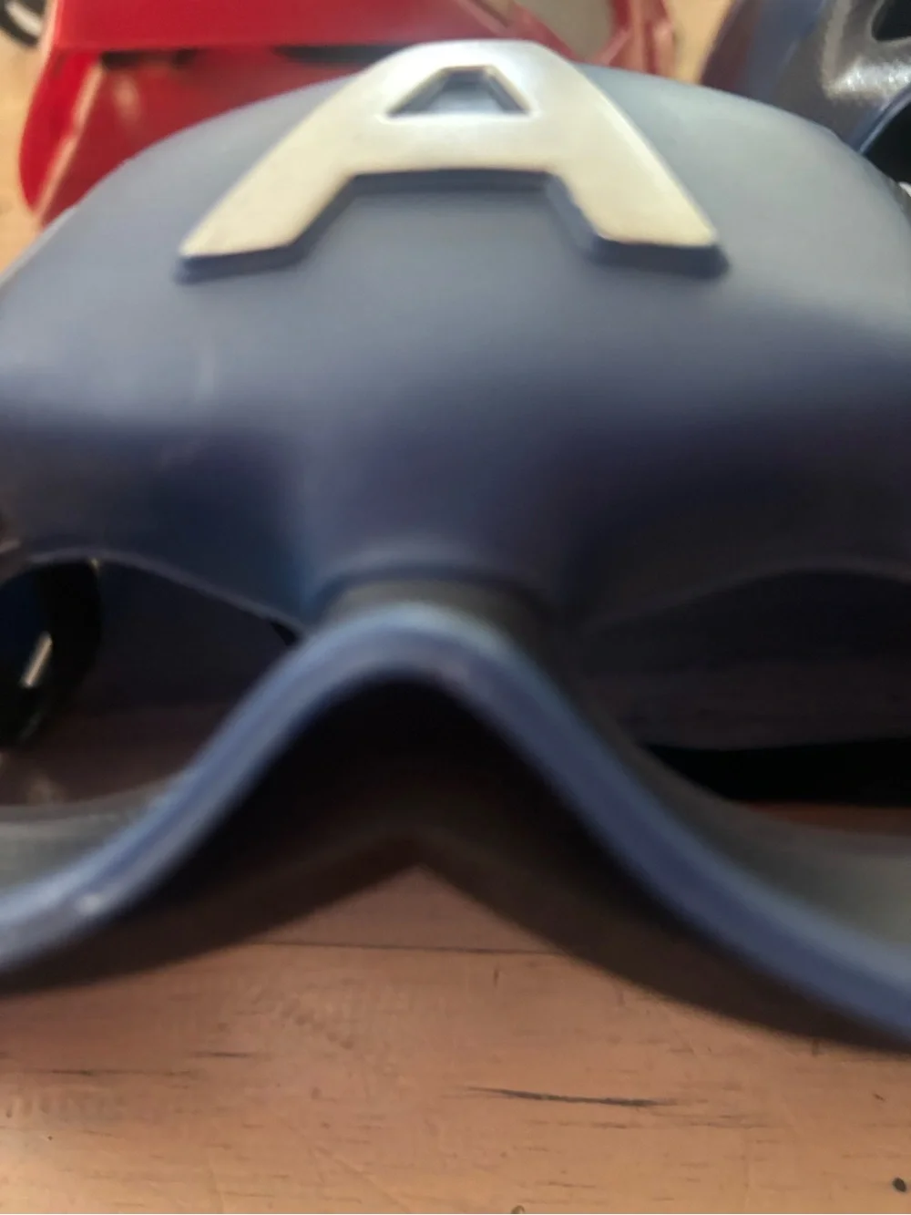 Kids Captain America & Iron Man Costume Masks - Blue and Red/Gold